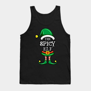 The Spicy Elf Matching Family Christmas Pajama Tank Top